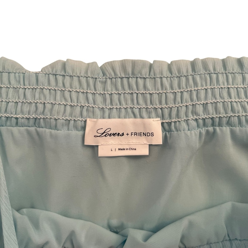 Lovers + Friends Light Blue Ruffle Mini Dress - Picture 8 of 14